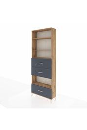 Arges Dolap 4 Raflı 3 Çekmeceli 88x30x243 - S33M198V8A