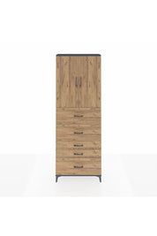 Arges Dolap 3 Raflı 5 Çekmeceli 2 Kapaklı 88x30x243 - S33M199V6A