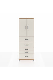Arges Dolap 3 Raflı 5 Çekmeceli 2 Kapaklı 88x30x243 - S33M199V7A