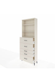 Arges Dolap 3 Raflı 5 Çekmeceli 88x30x243 - S33M200V1A