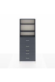 Arges Dolap 3 Raflı 5 Çekmeceli 88x30x243 - S33M200V5A