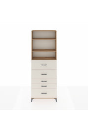 Arges Dolap 3 Raflı 5 Çekmeceli 88x30x243 - S33M200V7A