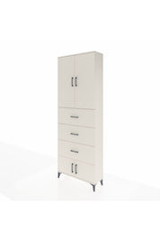 Arges Dolap 3 Raflı 3 Çekmeceli 4 Kapaklı 88x30x243 - S33M201V1A