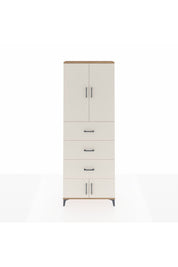 Arges Dolap 3 Raflı 3 Çekmeceli 4 Kapaklı 88x30x243 - S33M201V7A