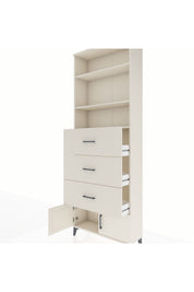 Arges Dolap 3 Raflı 3 Çekmeceli 2 Kapaklı 88x30x243 - S33M202V1A