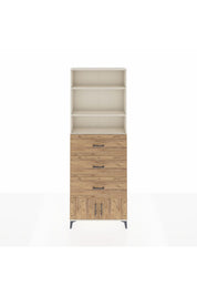 Arges Dolap 3 Raflı 3 Çekmeceli 2 Kapaklı 88x30x243 - S33M202V3A