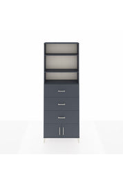 Arges Dolap 3 Raflı 3 Çekmeceli 2 Kapaklı 88x30x243 - S33M202V5A