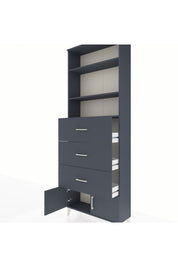 Arges Dolap 3 Raflı 3 Çekmeceli 2 Kapaklı 88x30x243 - S33M202V5A