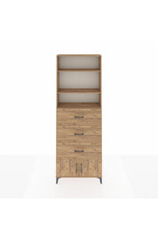 Arges Dolap 3 Raflı 3 Çekmeceli 2 Kapaklı 88x30x243 - S33M202V9A