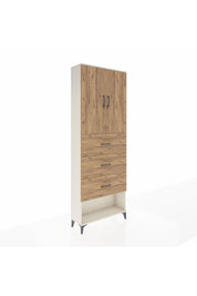 Arges Dolap 3 Raflı 3 Çekmeceli 2 Kapaklı 88x30x243 - S33M203V3A