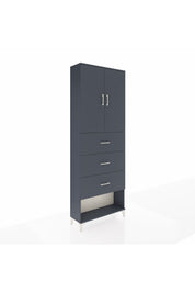 Arges Dolap 3 Raflı 3 Çekmeceli 2 Kapaklı 88x30x243 - S33M203V5A