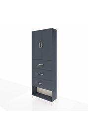 Arges Dolap 3 Raflı 3 Çekmeceli 2 Kapaklı 88x30x243 - S33M203V5A