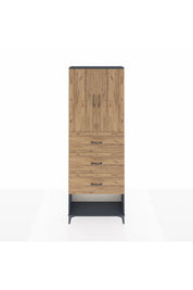Arges Dolap 3 Raflı 3 Çekmeceli 2 Kapaklı 88x30x243 - S33M203V6A