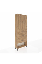 Arges Dolap 3 Raflı 3 Çekmeceli 2 Kapaklı 88x30x243 - S33M203V9A