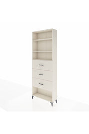 Arges Dolap 3 Raflı 3 Çekmeceli 88x30x243 - S33M204V1A