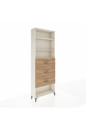 Arges Dolap 3 Raflı 3 Çekmeceli 88x30x243 - S33M204V3A