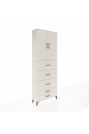 Arges Dolap 3 Raflı 5 Çekmeceli 2 Kapaklı 88x30x243 - S33M205V1A