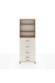 Arges Dolap 3 Raflı 5 Çekmeceli 88x30x243 - S33M206V7A