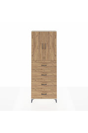Arges Dolap 3 Raflı 4 Çekmeceli 2 Kapaklı 88x30x243 - S33M207V3A