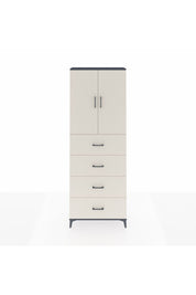 Arges Dolap 3 Raflı 4 Çekmeceli 2 Kapaklı 88x30x243 - S33M207V4A