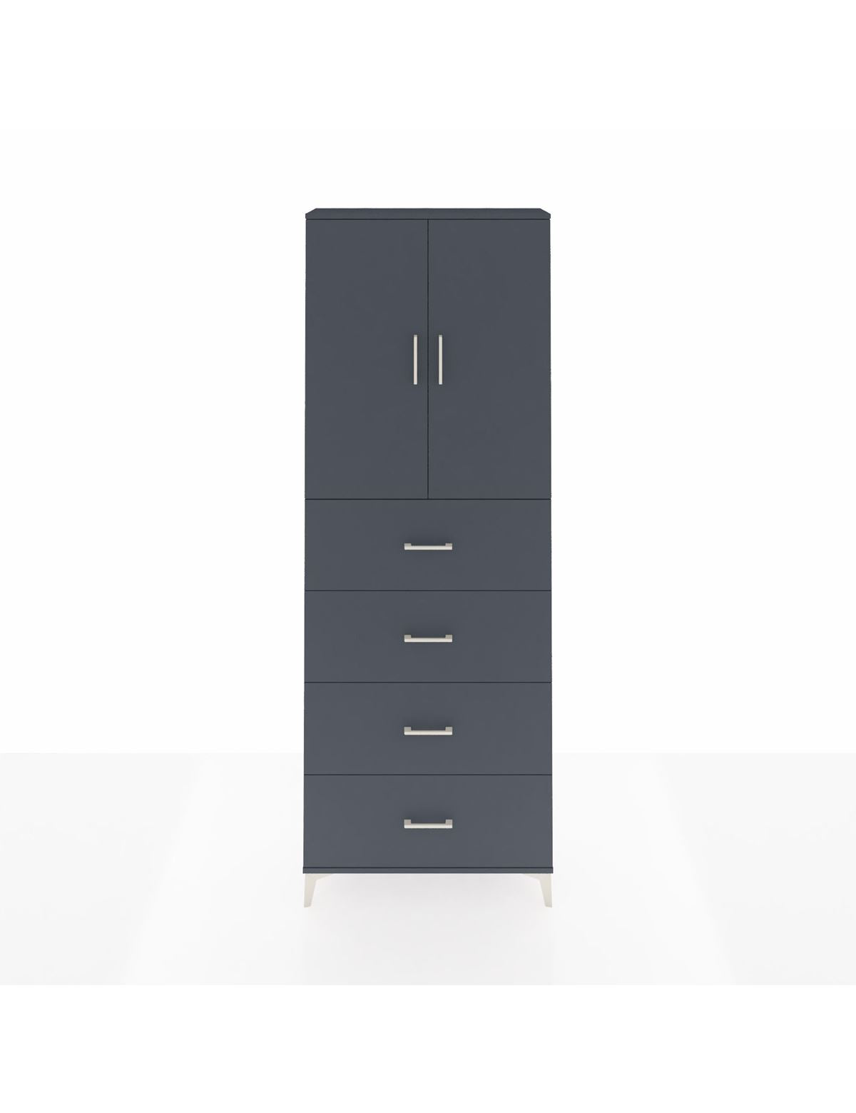 Arges Dolap 3 Raflı 4 Çekmeceli 2 Kapaklı 88x30x243 - S33M207V5A