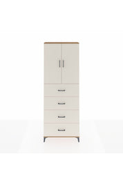 Arges Dolap 3 Raflı 4 Çekmeceli 2 Kapaklı 88x30x243 - S33M207V7A