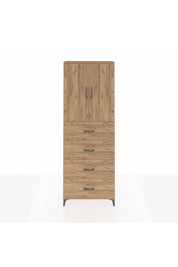 Arges Dolap 3 Raflı 4 Çekmeceli 2 Kapaklı 88x30x243 - S33M207V9A