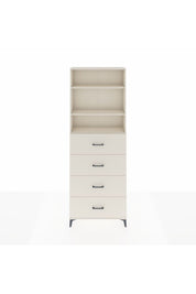 Arges Dolap 3 Raflı 4 Çekmeceli 88x30x243 - S33M208V1A
