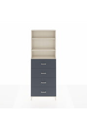 Arges Dolap 3 Raflı 4 Çekmeceli 88x30x243 - S33M208V2A