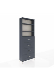 Arges Dolap 3 Raflı 4 Çekmeceli 88x30x243 - S33M208V5A