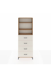 Arges Dolap 3 Raflı 4 Çekmeceli 88x30x243 - S33M208V7A