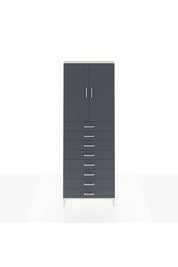 Arges Dolap 3 Raflı 8 Çekmeceli 2 Kapaklı 88x30x243 - S33M209V2A