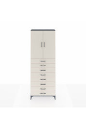 Arges Dolap 3 Raflı 8 Çekmeceli 2 Kapaklı 88x30x243 - S33M209V4A