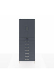 Arges Dolap 3 Raflı 8 Çekmeceli 2 Kapaklı 88x30x243 - S33M209V5A
