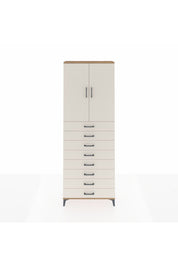Arges Dolap 3 Raflı 8 Çekmeceli 2 Kapaklı 88x30x243 - S33M209V7A