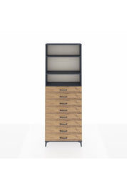 Arges Dolap 3 Raflı 8 Çekmeceli 88x30x243 - S33M210V6A