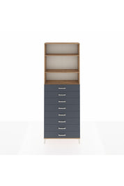 Arges Dolap 3 Raflı 8 Çekmeceli 88x30x243 - S33M210V8A