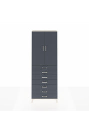Arges Dolap 3 Raflı 7 Çekmeceli 2 Kapaklı 88x30x243 - S33M211V2A