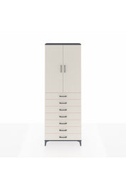 Arges Dolap 3 Raflı 7 Çekmeceli 2 Kapaklı 88x30x243 - S33M211V4A