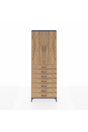 Arges Dolap 3 Raflı 7 Çekmeceli 2 Kapaklı 88x30x243 - S33M211V6A