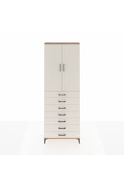 Arges Dolap 3 Raflı 7 Çekmeceli 2 Kapaklı 88x30x243 - S33M211V7A