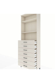 Arges Dolap 3 Raflı 7 Çekmeceli 88x30x243 - S33M212V1A