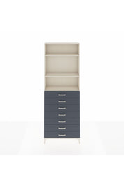 Arges Dolap 3 Raflı 7 Çekmeceli 88x30x243 - S33M212V2A