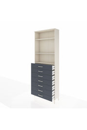 Arges Dolap 3 Raflı 7 Çekmeceli 88x30x243 - S33M212V2A