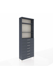 Arges Dolap 3 Raflı 7 Çekmeceli 88x30x243 - S33M212V5A