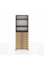 Arges Dolap 3 Raflı 7 Çekmeceli 88x30x243 - S33M212V6A