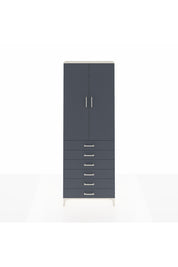 Arges Dolap 3 Raflı 6 Çekmeceli 2 Kapaklı 88x30x243 - S33M213V2A
