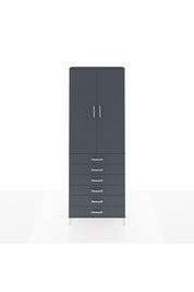 Arges Dolap 3 Raflı 6 Çekmeceli 2 Kapaklı 88x30x243 - S33M213V5A
