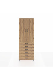 Arges Dolap 3 Raflı 6 Çekmeceli 2 Kapaklı 88x30x243 - S33M213V9A
