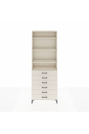 Arges Dolap 4 Raflı 6 Çekmeceli 88x30x243 - S33M214V1A